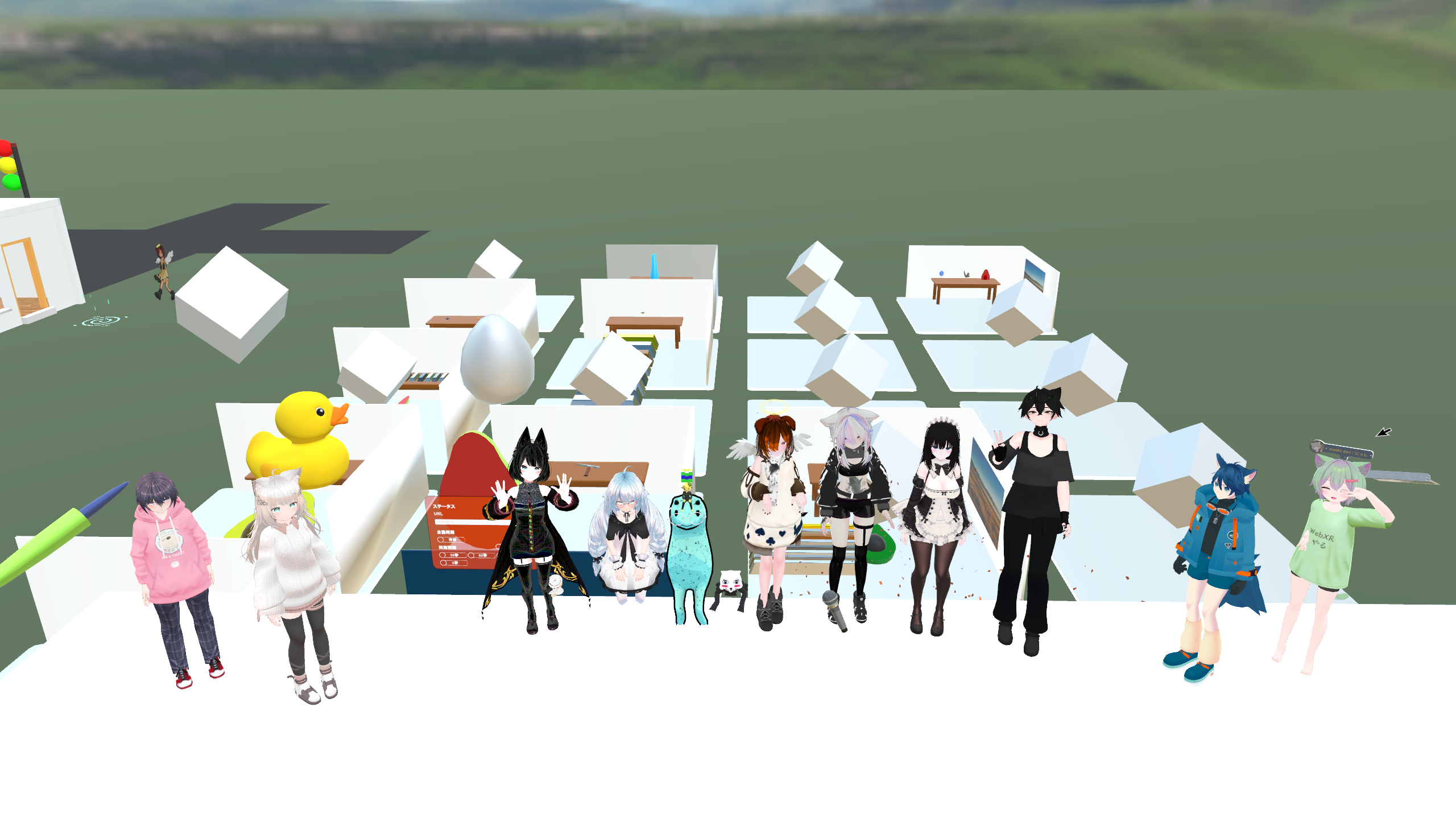 Group photo after the VRChat event